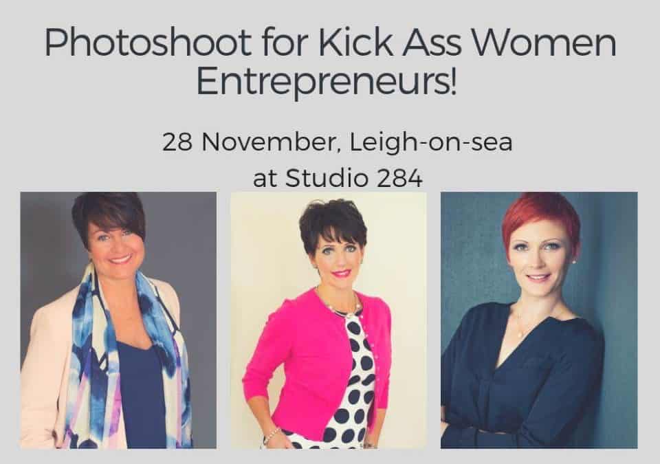 Personal Branding Photoshoot for Kick Ass Essex Women Entrepreneurs